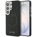Etui Guess Perforated Logo MagSafe na Samsung Galaxy S26 Ultra - czarne