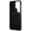 Etui Guess Perforated Logo MagSafe na Samsung Galaxy S26 Ultra - czarne