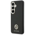 Etui Guess Rhinestone Round Logo MagSafe na Samsung Galaxy S26 - czarne