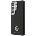 Etui Guess Rhinestone Round Logo MagSafe na Samsung Galaxy S26 Ultra - czarne