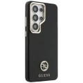 Etui Guess Rhinestone Round Logo MagSafe na Samsung Galaxy S26 Ultra - czarne