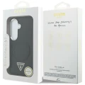 Etui Guess Embossed Ring Triangle Logo MagSafe na Samsung Galaxy S26 - czarne