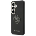 Etui Guess Grained Big 4G Metal Logo na Samsung Galaxy S26+ - czarne