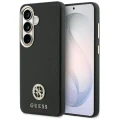 Etui Guess Rhinestone Round Logo MagSafe na Samsung Galaxy S26+ - czarne