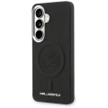 Etui Karl Lagerfeld Embossed Ring Initials MagSafe na Samsung Galaxy S26 - czarne