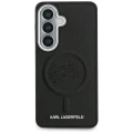 Etui Karl Lagerfeld Embossed Ring Initials MagSafe na Samsung Galaxy S26 - czarne