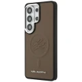 Etui Karl Lagerfeld Embossed Ring Initials MagSafe na Samsung Galaxy S26 Ultra - brązowe
