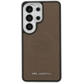 Etui Karl Lagerfeld Embossed Ring Initials MagSafe na Samsung Galaxy S26 Ultra - brązowe