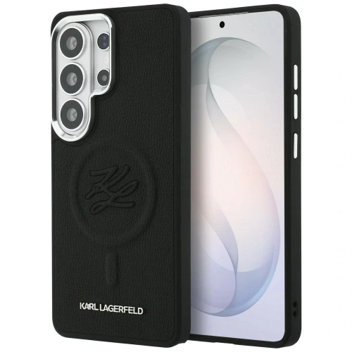 Etui Karl Lagerfeld Embossed Ring Initials MagSafe na Samsung Galaxy S26 Ultra - czarne
