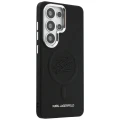 Etui Karl Lagerfeld Embossed Ring Initials MagSafe na Samsung Galaxy S26 Ultra - czarne