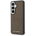 Etui Karl Lagerfeld Embossed Ring Initials MagSafe na Samsung Galaxy S26+ - brązowe