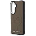 Etui Karl Lagerfeld Embossed Ring Initials MagSafe na Samsung Galaxy S26+ - brązowe
