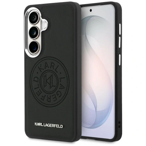 Etui Karl Lagerfeld Perforated KL MagSafe na Samsung Galaxy S26 - czarne