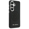 Etui Karl Lagerfeld Perforated KL MagSafe na Samsung Galaxy S26 - czarne