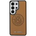 Etui Karl Lagerfeld Perforated KL MagSafe na Samsung Galaxy S26 Ultra - brązowe