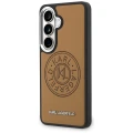 Etui Karl Lagerfeld Perforated KL MagSafe na Samsung Galaxy S26+ - brązowe
