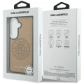 Etui Karl Lagerfeld Perforated KL MagSafe na Samsung Galaxy S26+ - brązowe