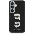 Etui Karl Lagerfeld Saffiano Double Heads Metal na Samsung Galaxy S26 - czarne