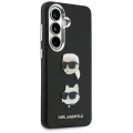 Etui Karl Lagerfeld Saffiano Double Heads Metal na Samsung Galaxy S26 - czarne