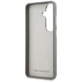 Etui Karl Lagerfeld Saffiano Double Heads Metal na Samsung Galaxy S26 - srebrne