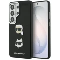 Etui Karl Lagerfeld Saffiano Double Heads Metal na Samsung Galaxy S26 Ultra - czarne
