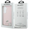 Etui Karl Lagerfeld Saffiano KC Metal Logo MagSafe na Samsung Galaxy S26+ - różowe