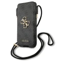Torebka Guess 4G Metal Logo - szara