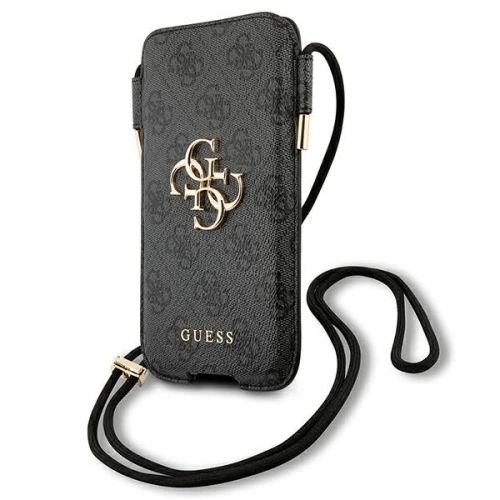 Torebka Guess 4G Metal Logo - szara