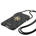 Torebka Guess 4G Metal Logo - szara