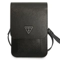 Torebka Guess Saffiano Triangle - czarna