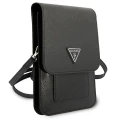 Torebka Guess Saffiano Triangle - czarna