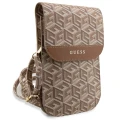 Torebka Guess GCube Stripe - brązowa