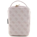 Torba organizer Guess 4G Printed Stripes - różowa