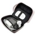 Torba organizer Guess 4G Printed Stripes - różowa