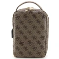 Torba organizer Guess 4G Printed Stripes - brązowa