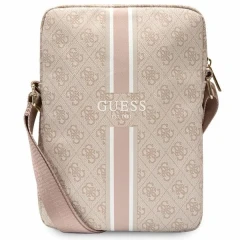 Torba Guess 4G Stripes na tablet 10" - różowa