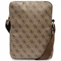 Torba Guess 4G Stripes na tablet 10" - brązowa