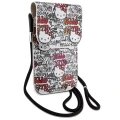 Torebka Hello Kitty Leather Tags Graffiti Cord - beżowa