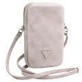 Torebka Guess Zip 4G Triangle - różowa