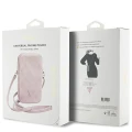 Torebka Guess Zip 4G Triangle - różowa