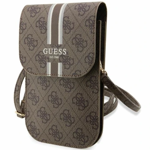 Torebka Guess 4G Stripe - brązowa