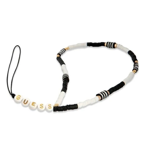 Zawieszka Guess Heishi Beads - czarno-biała