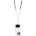 Pasek do telefonu Guess 4G Chain CBDY Strap - brązowy