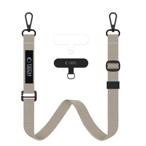 Smycz Tech-Protect C65 Rope Crossbody - beżowa