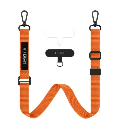 Smycz Tech-Protect C6S Rope Crossbody - pomarańczowa