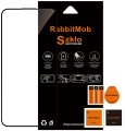 Szkło Hartowane RabbitMob 5D Full Glue do iPhone 15 Pro + Zestaw do Montażu