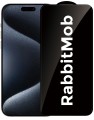 Szkło Hartowane RabbitMob 5D Full Glue do iPhone 15 Pro + Zestaw do Montażu