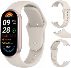 Pasek opaska RabbitMob do Xiaomi Mi Band 8/9/10, Wytrzymały | Beżowy
