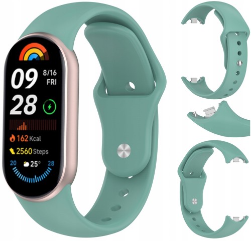 Pasek opaska RabbitMob do Xiaomi Mi Band 8/9/10, Wytrzymały | Zielony