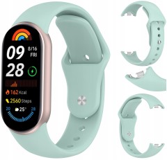 Pasek opaska RabbitMob do Xiaomi Mi Band 8/9/10, Wytrzymały | Turkusowy